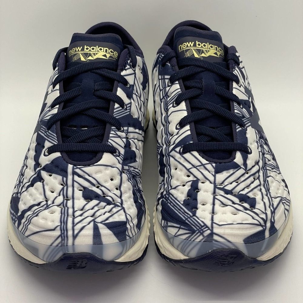 New Balance Navy and White Patterned Women's Sneakers